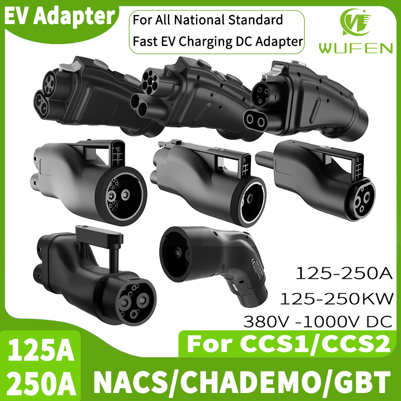 WUFEN For All Car Charge EV Ad - Gb/T To Ccs2 200A Fast Charging Adapter ulasan dan harga